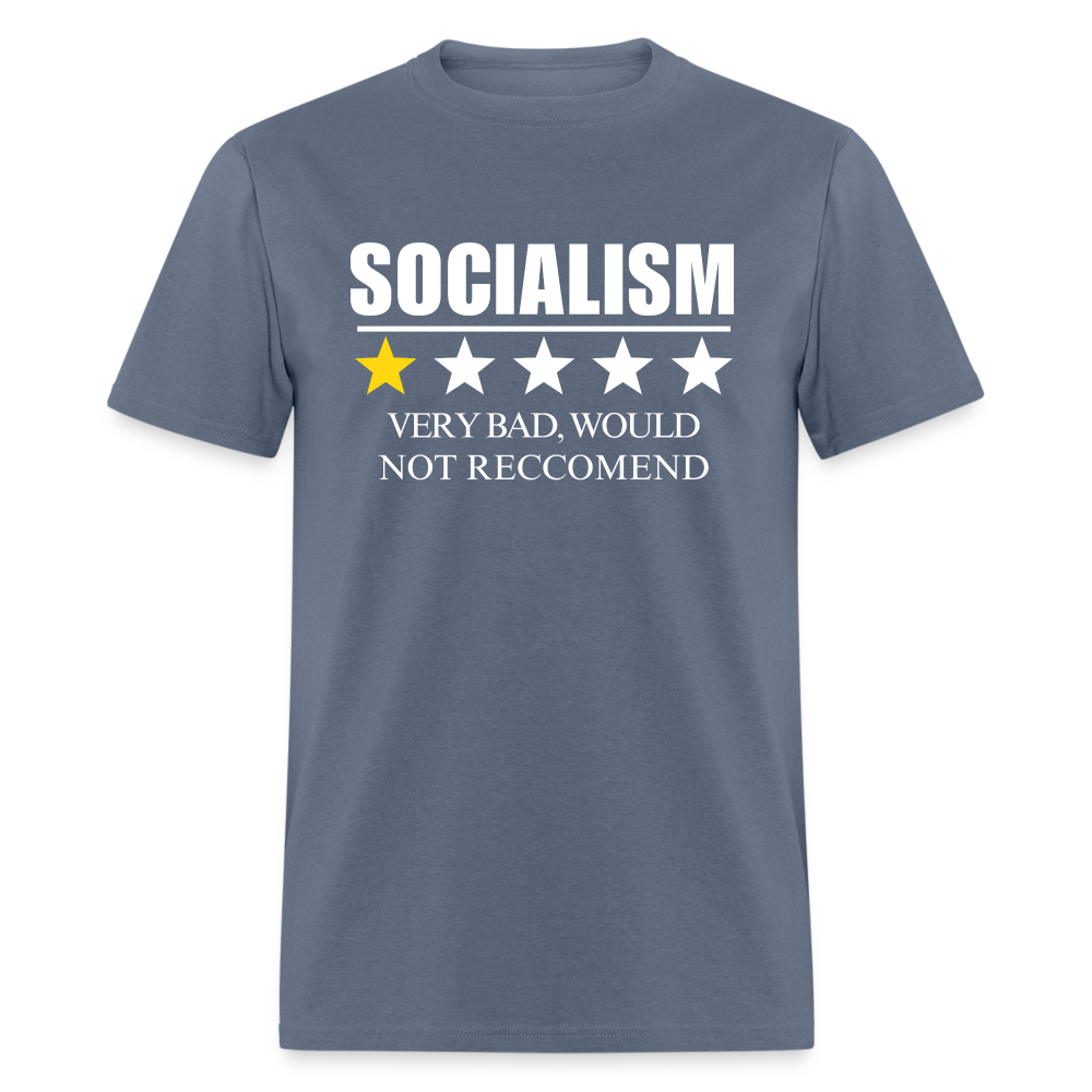 Review of socialism Classic T-Shirt - denim