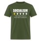 Review of socialism Classic T-Shirt - military green