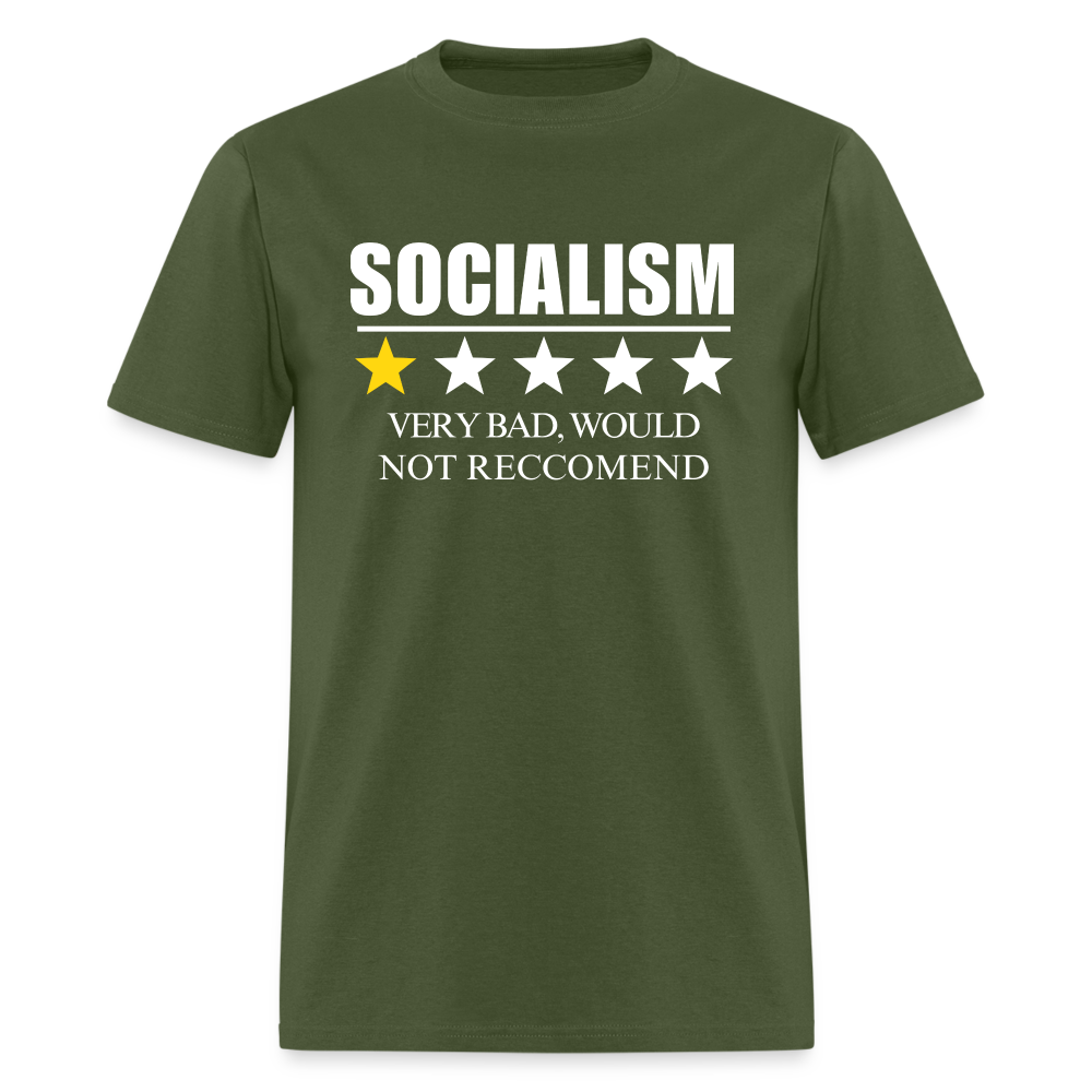 Review of socialism Classic T-Shirt - military green