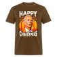 Happy Christmas Joe Biden Confused Halloween Classic T-Shirt - brown