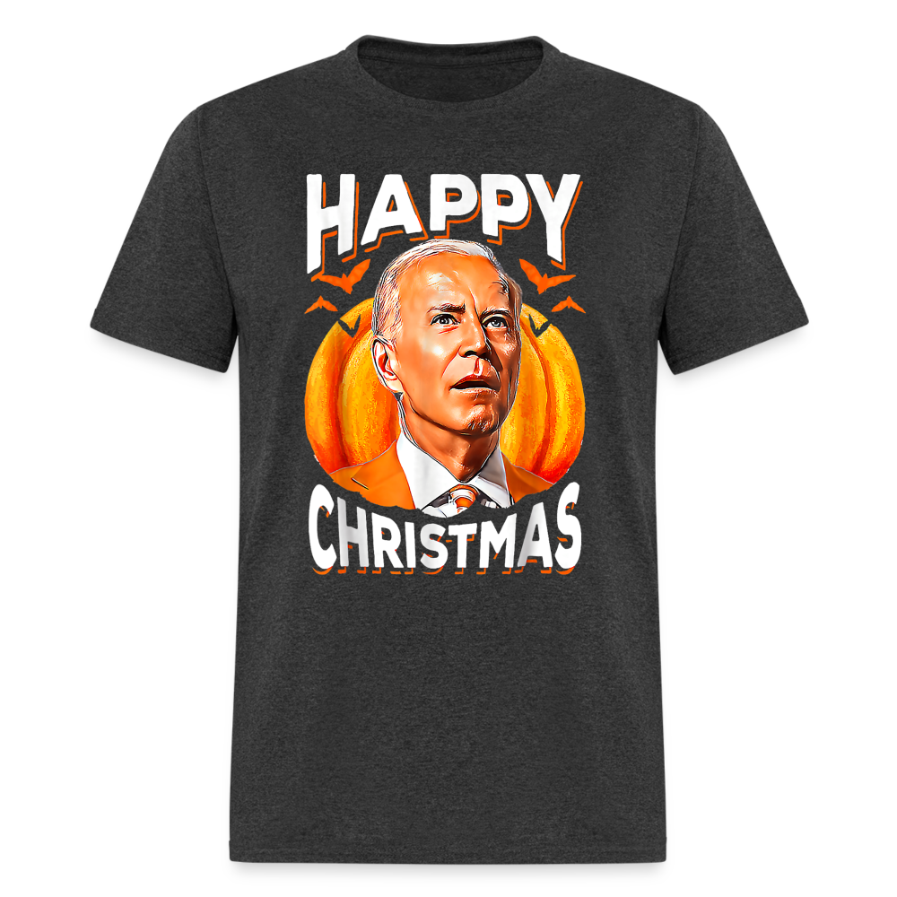 Happy Christmas Joe Biden Confused Halloween Classic T-Shirt - heather black