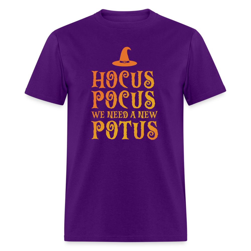 Hocus Pocus We Need A New POTUS Funny Classic T-Shirt - purple