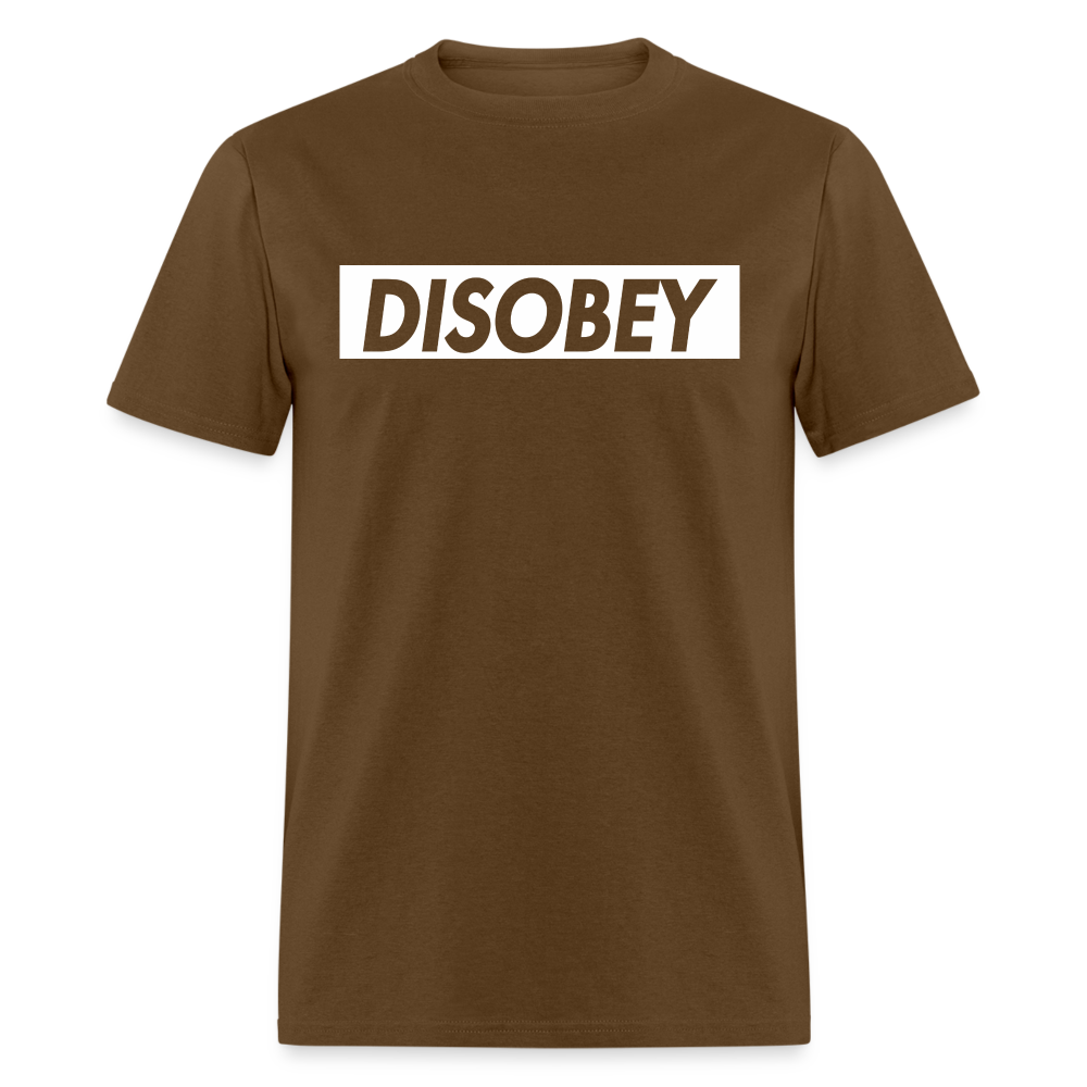 DISOBEY Classic T-Shirt - brown