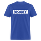 DISOBEY Classic T-Shirt - royal blue