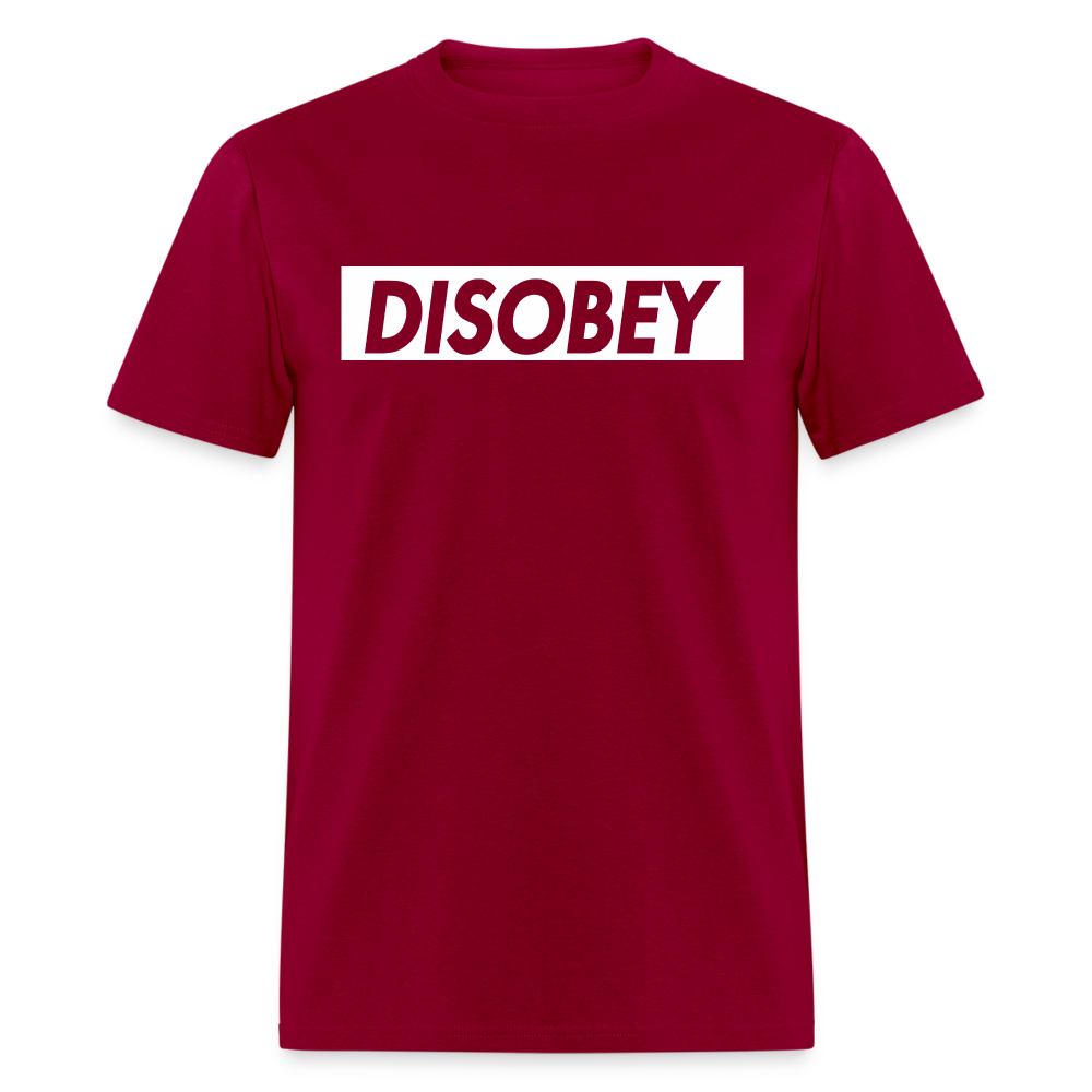 DISOBEY Classic T-Shirt - dark red