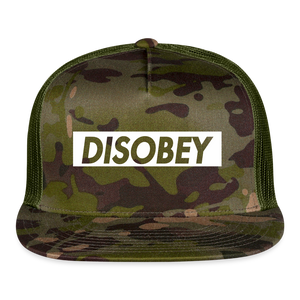 DISOBEY Trucker Cap - multicam\green