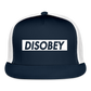 DISOBEY Trucker Cap - navy/white