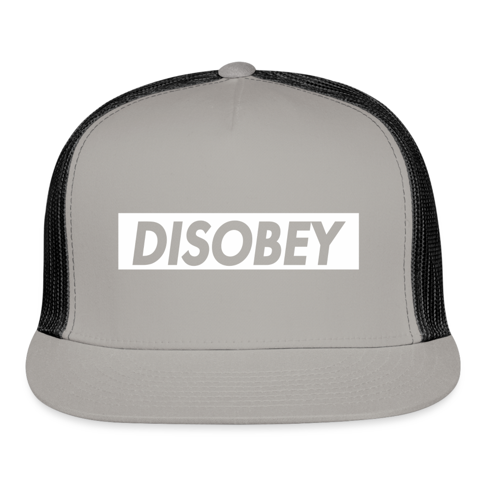 DISOBEY Trucker Cap - gray/black