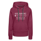 Government, would not recommend Women’s Premium Hoodie - burgundy