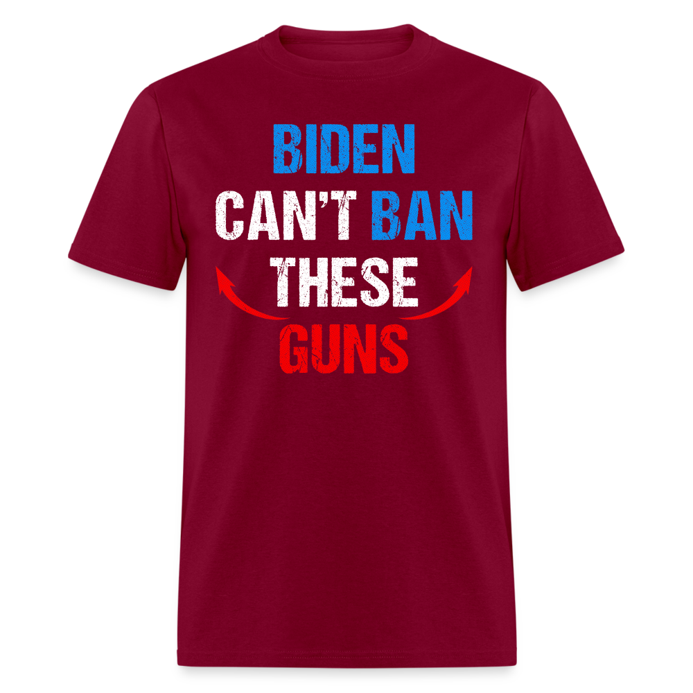 Biden Can't Ban These Guns Classic T-Shirt - burgundy