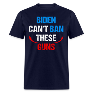 Biden Can't Ban These Guns Classic T-Shirt - navy