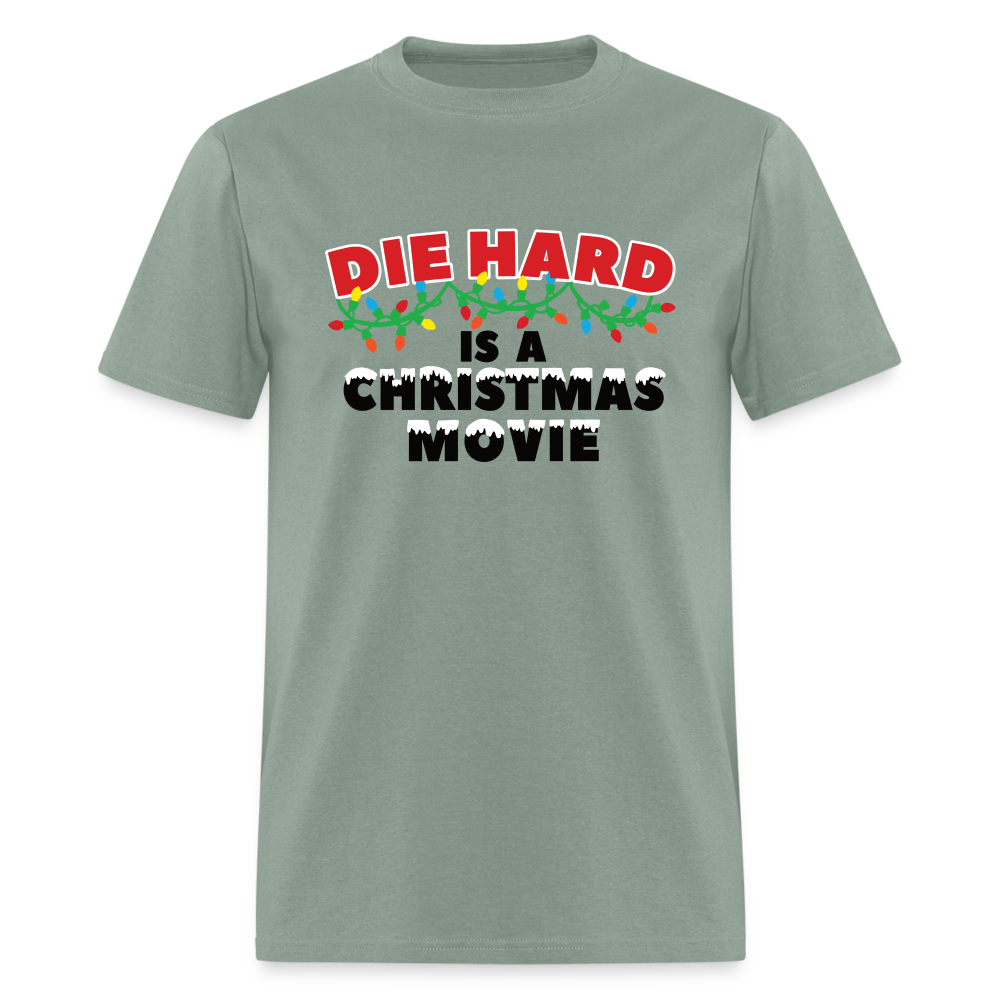 Die Hard is a Christmas Movie Classic T-Shirt - sage