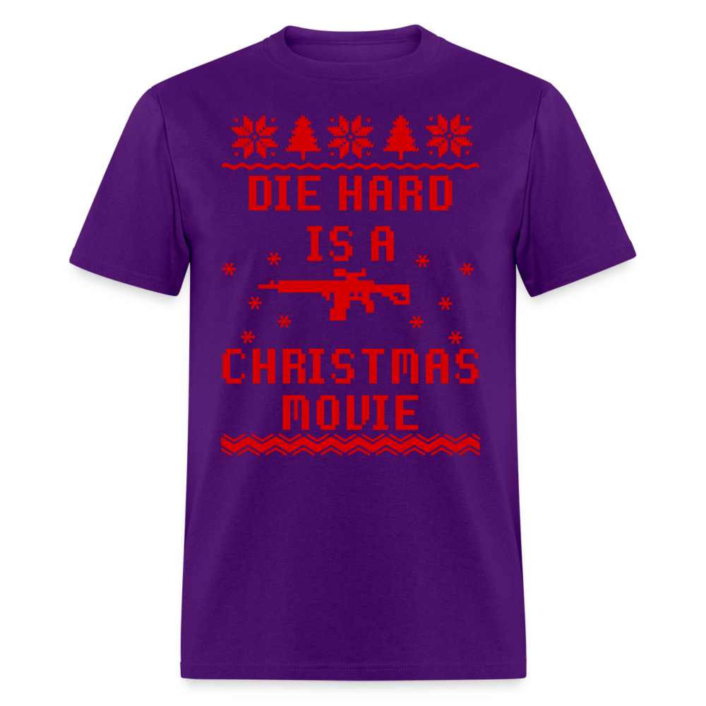 Die Hard is a Christmas Movie Classic T-Shirt - purple