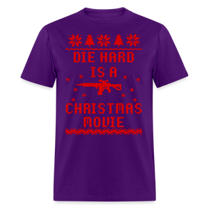 Die Hard is a Christmas Movie Classic T-Shirt - purple