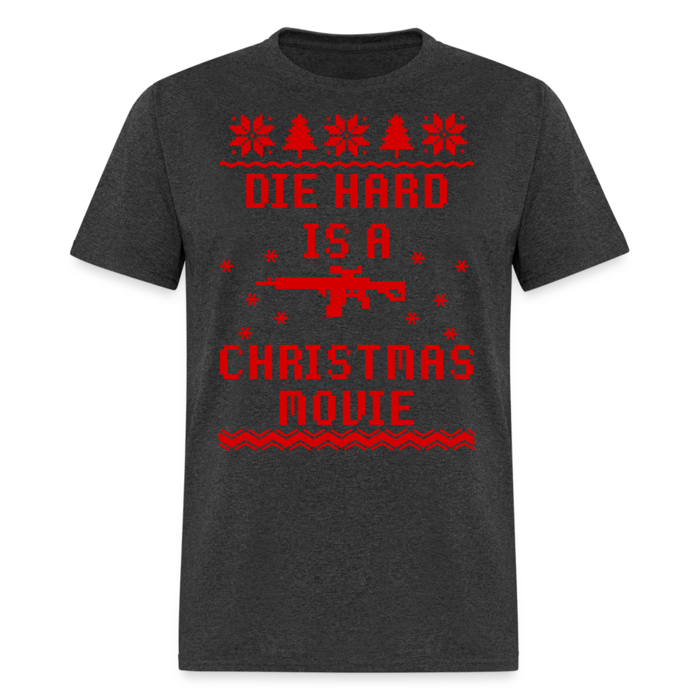 Die Hard is a Christmas Movie Classic T-Shirt - heather black