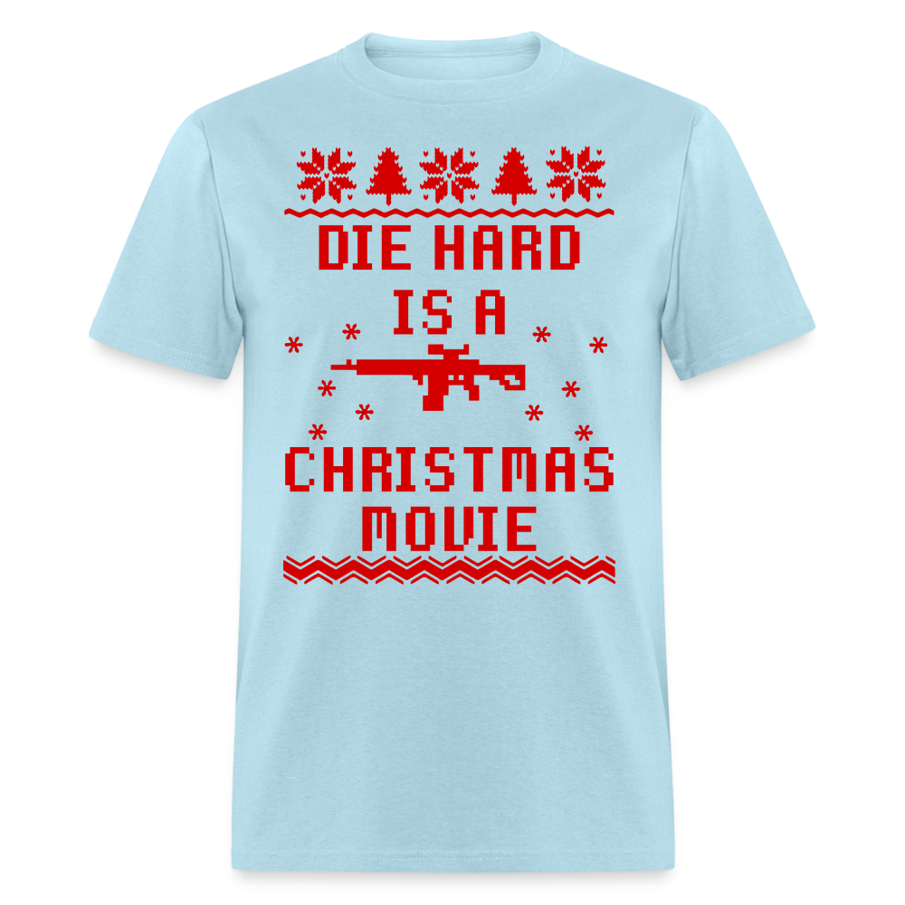 Die Hard is a Christmas Movie Classic T-Shirt - powder blue