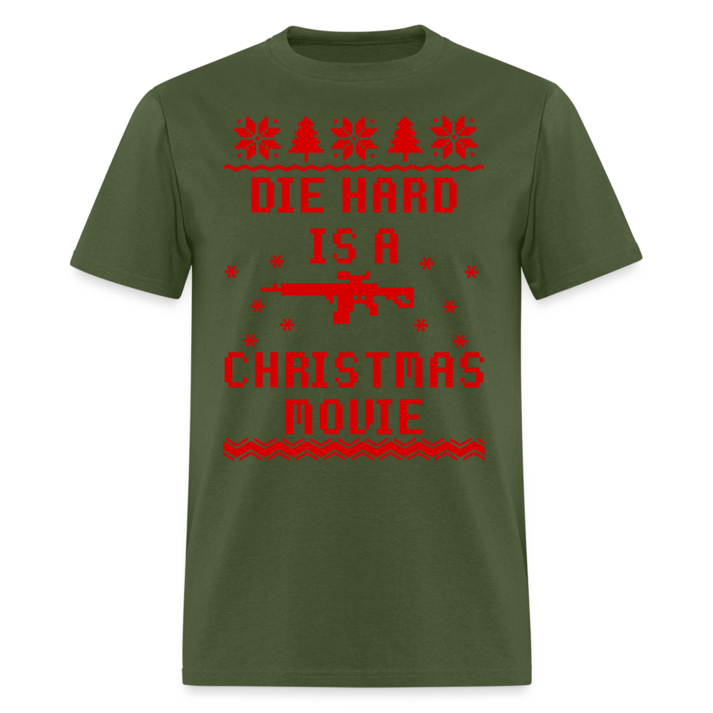 Die Hard is a Christmas Movie Classic T-Shirt - military green