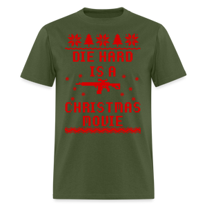 Die Hard is a Christmas Movie Classic T-Shirt - military green