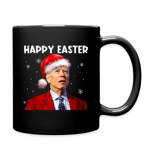 Happy Easter Funny Christmas Full Color Mug - black