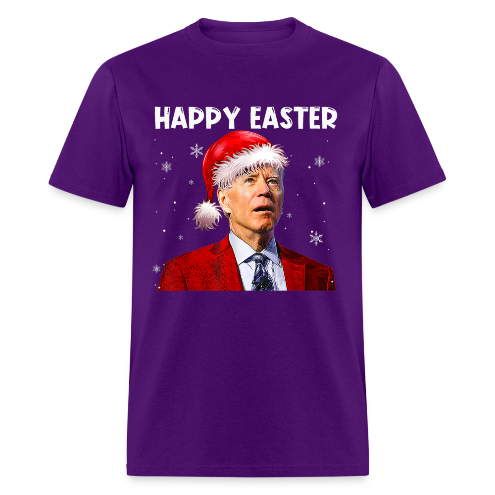 Happy Easter Funny Christmas Classic T-Shirt - purple