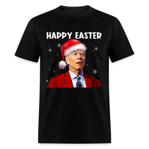 Happy Easter Funny Christmas Classic T-Shirt - black