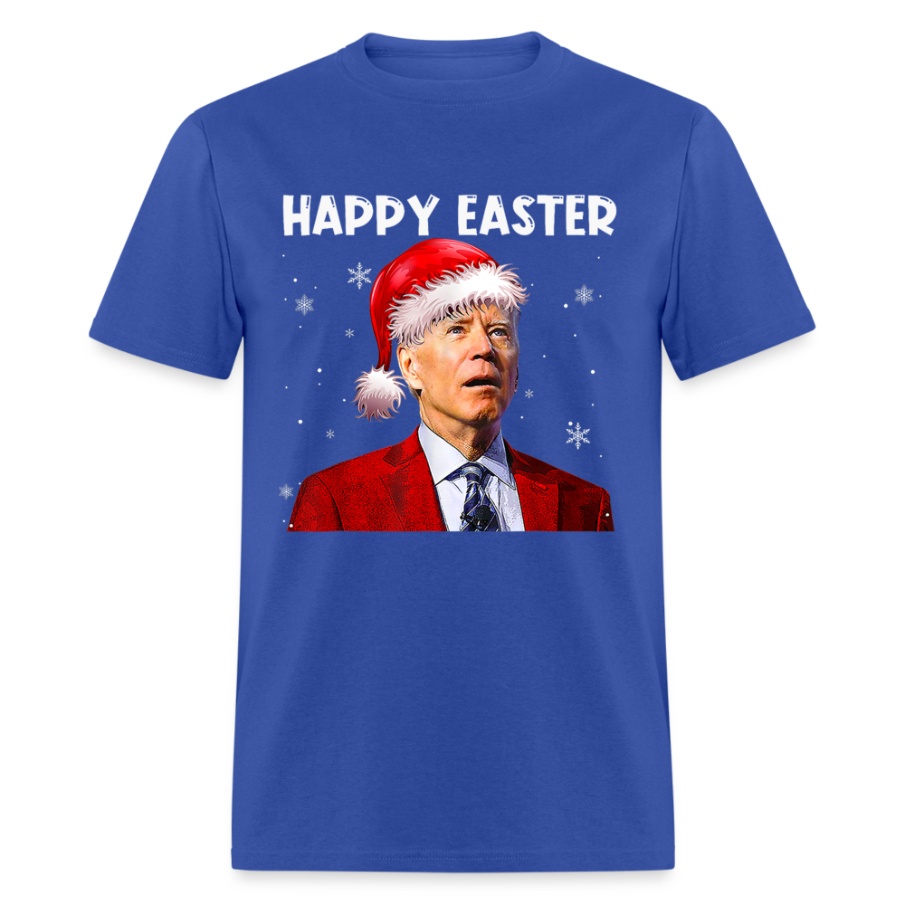 Happy Easter Funny Christmas Classic T-Shirt - royal blue