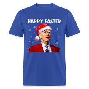 Happy Easter Funny Christmas Classic T-Shirt - royal blue