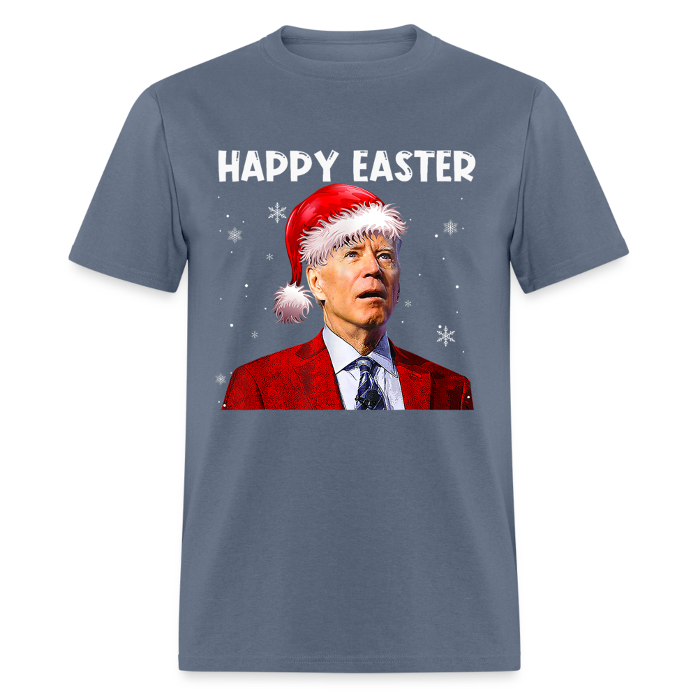 Happy Easter Funny Christmas Classic T-Shirt - denim