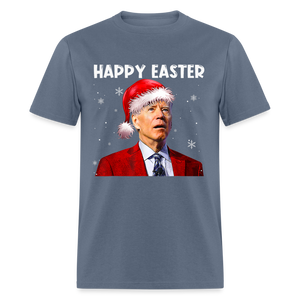 Happy Easter Funny Christmas Classic T-Shirt - denim