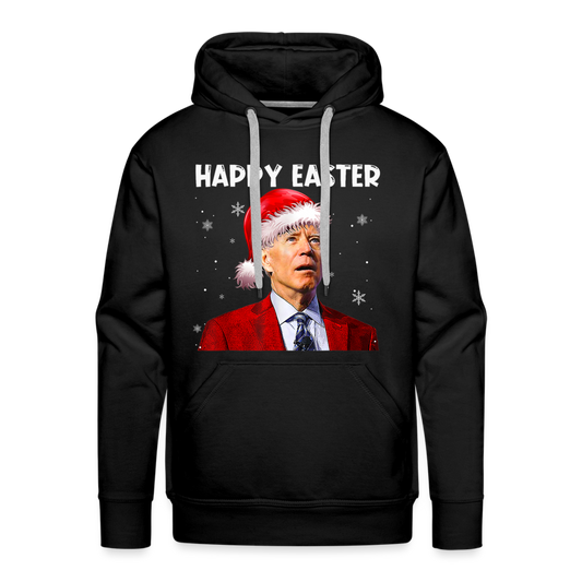 Happy Easter Funny Christmas Men’s Premium Hoodie - black