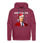 Happy Easter Funny Christmas Men’s Premium Hoodie - burgundy