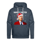 Happy Easter Funny Christmas Men’s Premium Hoodie - heather denim