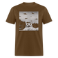 Cat Taking a Selfie UFOs Funny Classic T-Shirt - brown