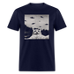 Cat Taking a Selfie UFOs Funny Classic T-Shirt - navy