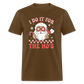 I Do It For The Ho's Funny Christmas Men's Classic T-Shirt - brown