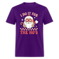 I Do It For The Ho's Funny Christmas Men's Classic T-Shirt - purple