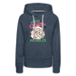 Merry Christmas Assholes Funny Women’s Premium Hoodie - heather denim