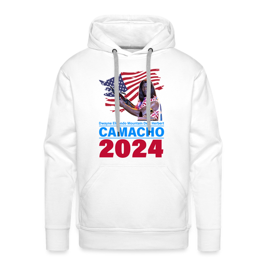 Camacho 2024 Funny Men’s Premium Hoodie - white