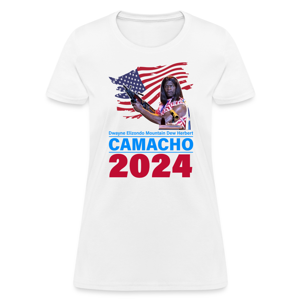 Camacho 2024 Funny Women's T-Shirt - white