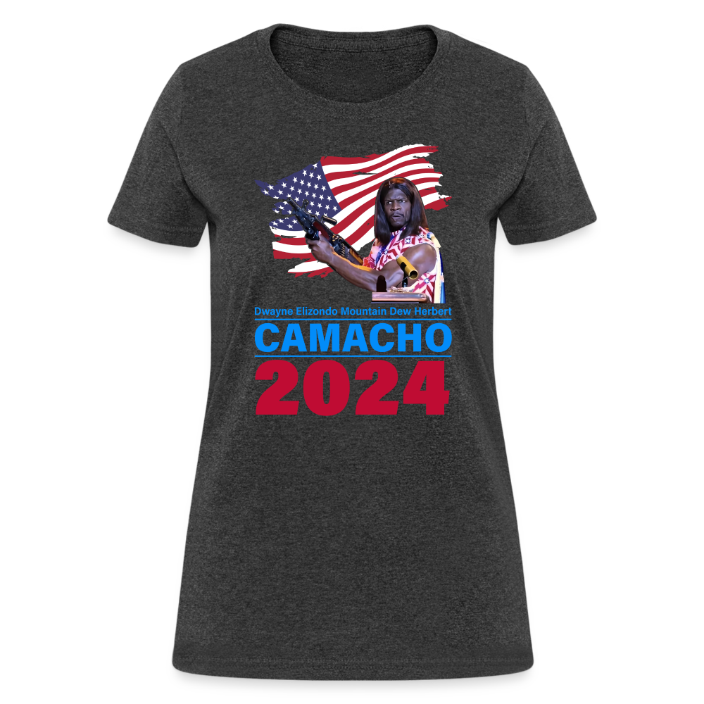 Camacho 2024 Funny Women's T-Shirt - heather black