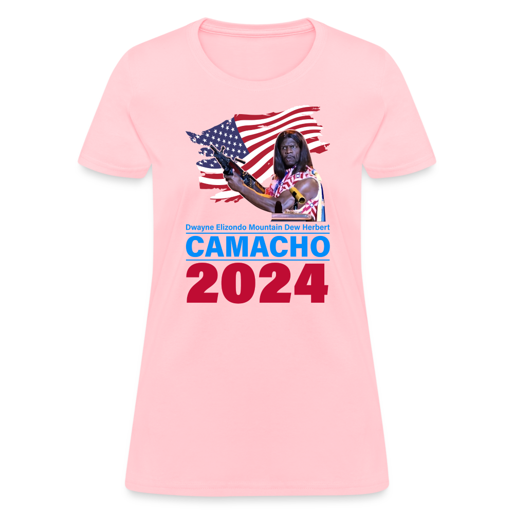 Camacho 2024 Funny Women's T-Shirt - pink