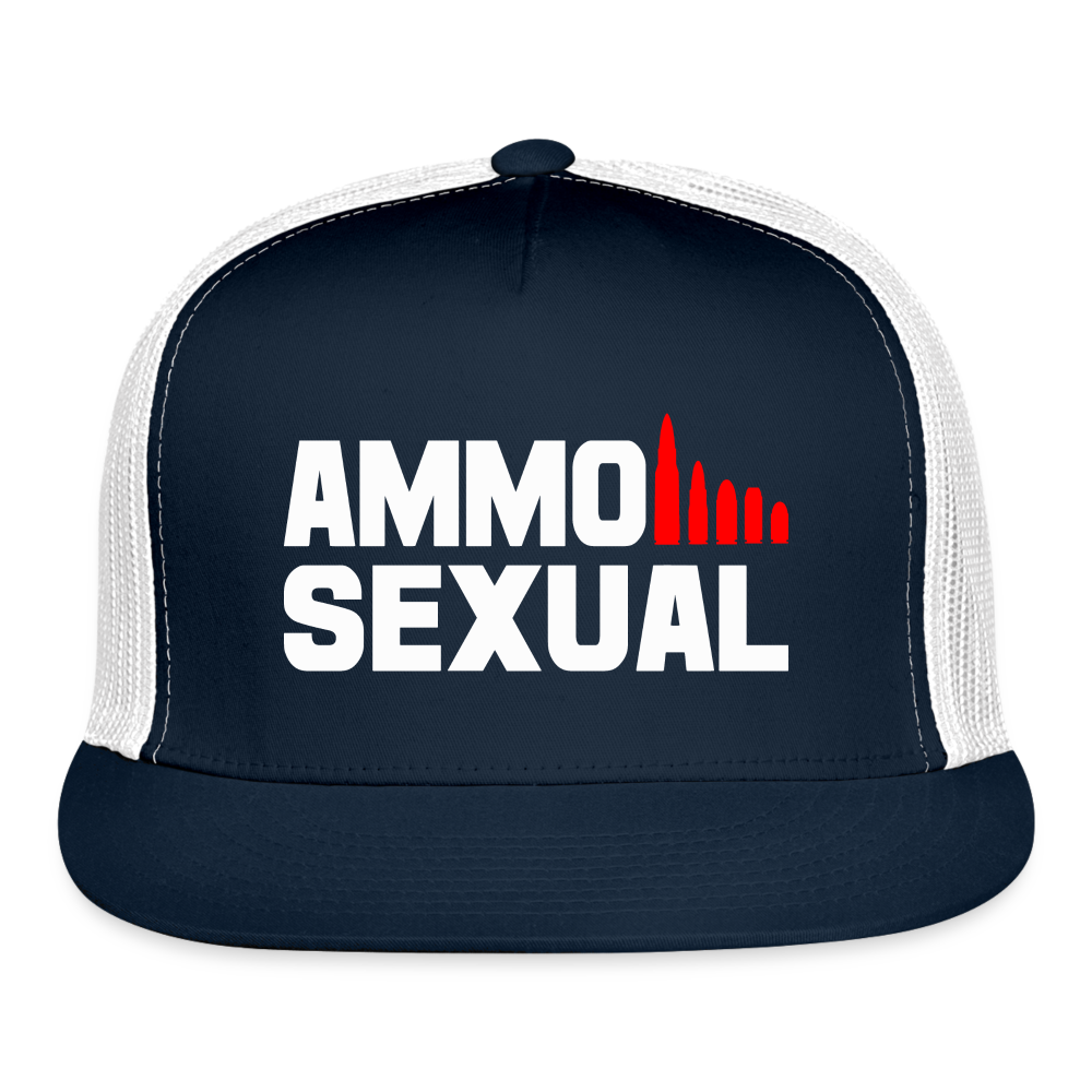 Ammosexual Trucker Cap - navy/white