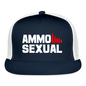 Ammosexual Trucker Cap - navy/white