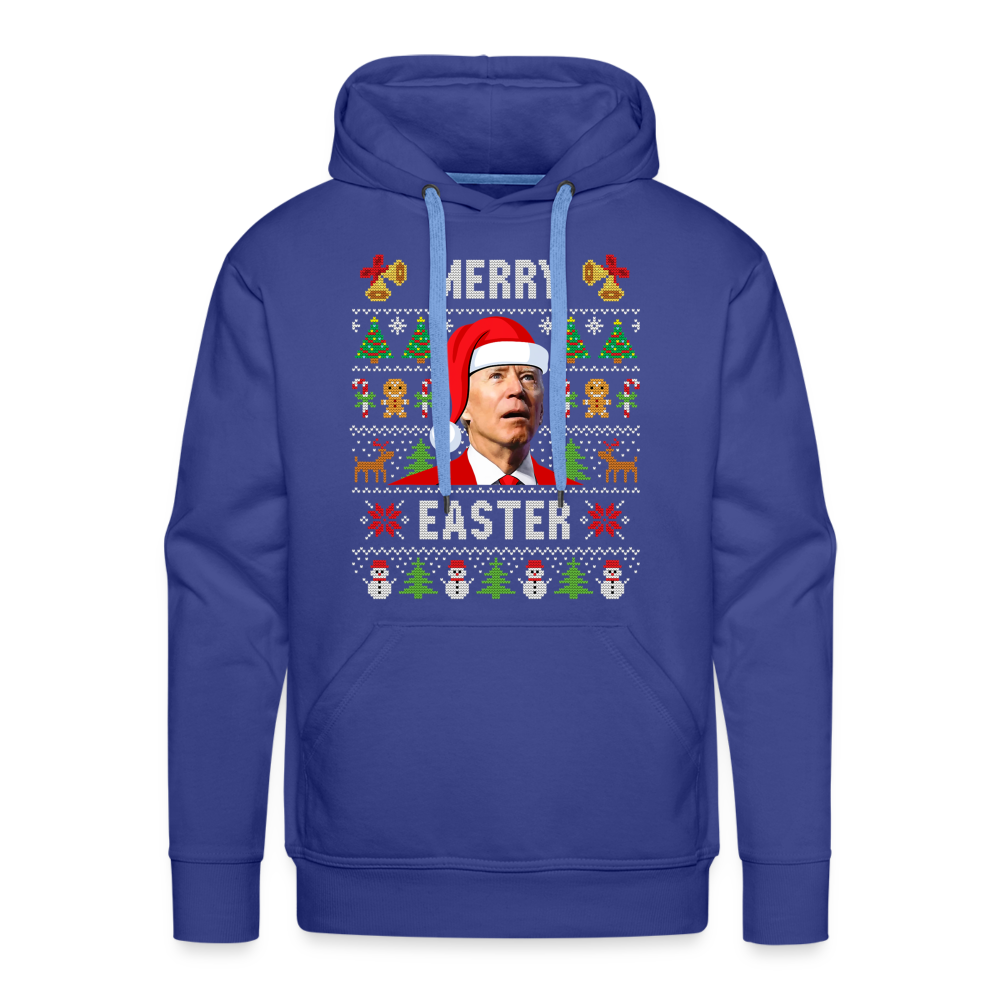 Merry Easter Funny Christmas Men’s Premium Hoodie - royal blue