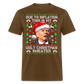 Due To Inflation This Is My Ugly Christmas Sweater Classic T-Shirt - brown