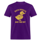 Duck Around And Find Out Funny Classic T-Shirt - purple