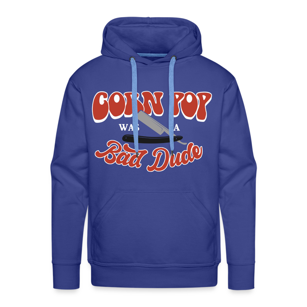 Corn Pop Was a Bad Dude Men’s Premium Hoodie - royal blue