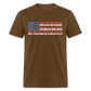 When All The Guns Have Been Banned Classic T-Shirt - brown