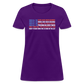 When All The Guns Have Been Banned Women's T-Shirt - purple