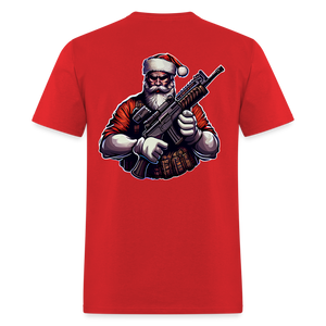 2nd Amendment BASED Santa Claus Classic T-Shirt - red